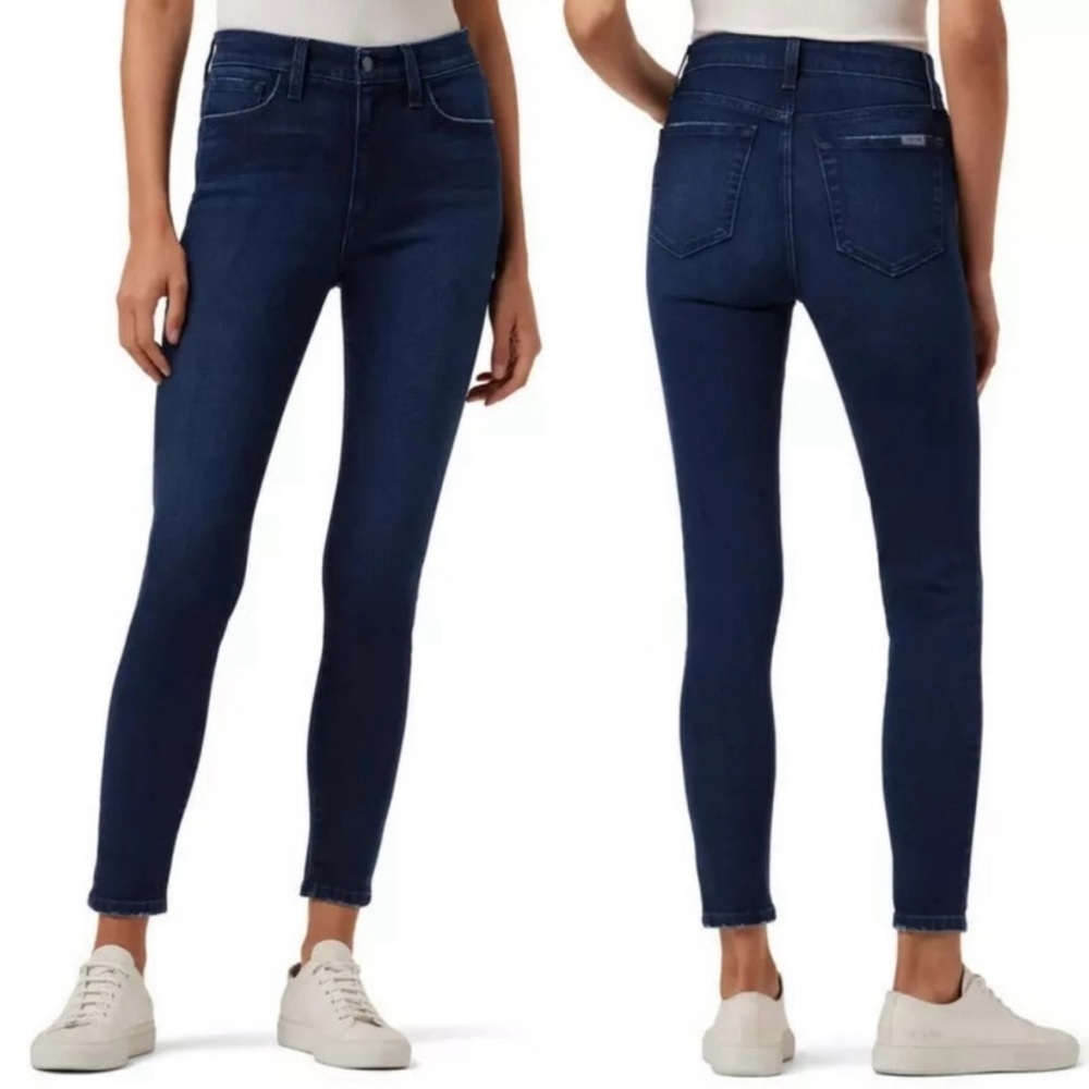 JOE’S HIGH RISE SKINNY ANKLE JEANS IN VELA